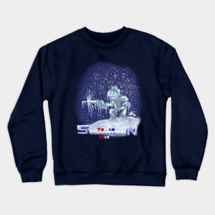 Texas Snowmaggedon- Cowboy Crewneck Sweatshirt